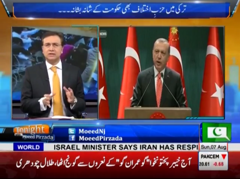 Tonight With Moeed Pirzada: Turkey turned to Russia !!! Failed Coup Scenerio !!!