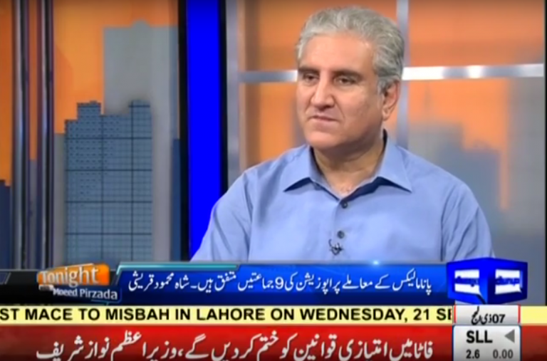 Tonight With Moeed Pirzada: Shah Mehmood and the PTI’s 24th September Plan !!!